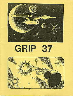 GRIP magazine side cover Issue 37 November 1990