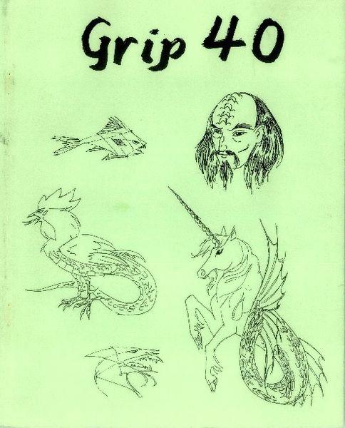 GRIP magazine side cover Issue 40 November 1991