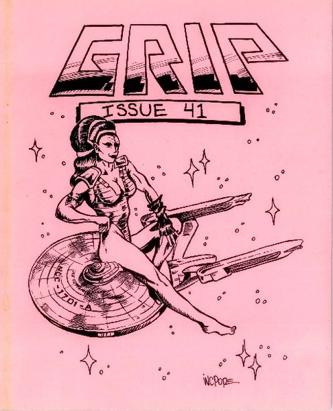 GRIP magazine side cover Issue 41 February 1992