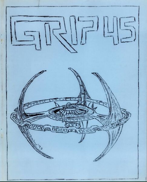 GRIP magazine side cover Issue 45 July 1993