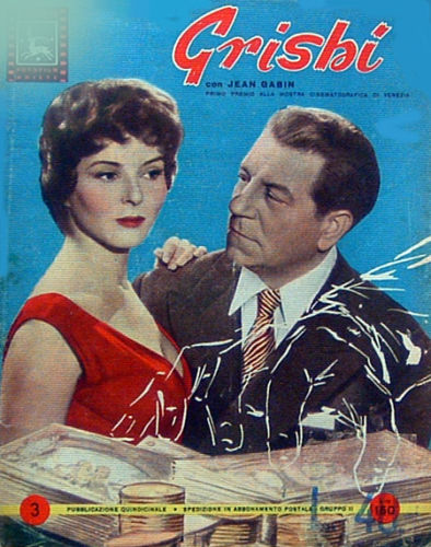 GRISBI magazine side cover Issue 3  1954