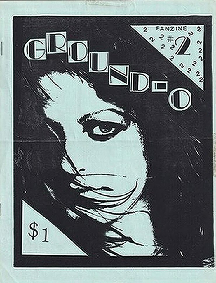 GROUND-O-FANZINE magazine side cover Issue 2   