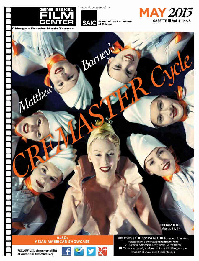 GENE SISKEL FILM CENTER magazine side cover May 2013