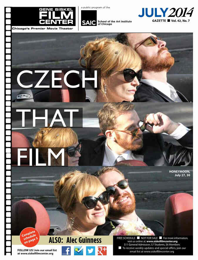 GENE SISKEL FILM CENTER magazine side cover July 2014