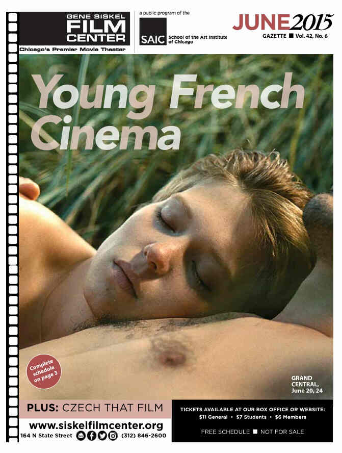 GENE SISKEL FILM CENTER magazine side cover June 2015