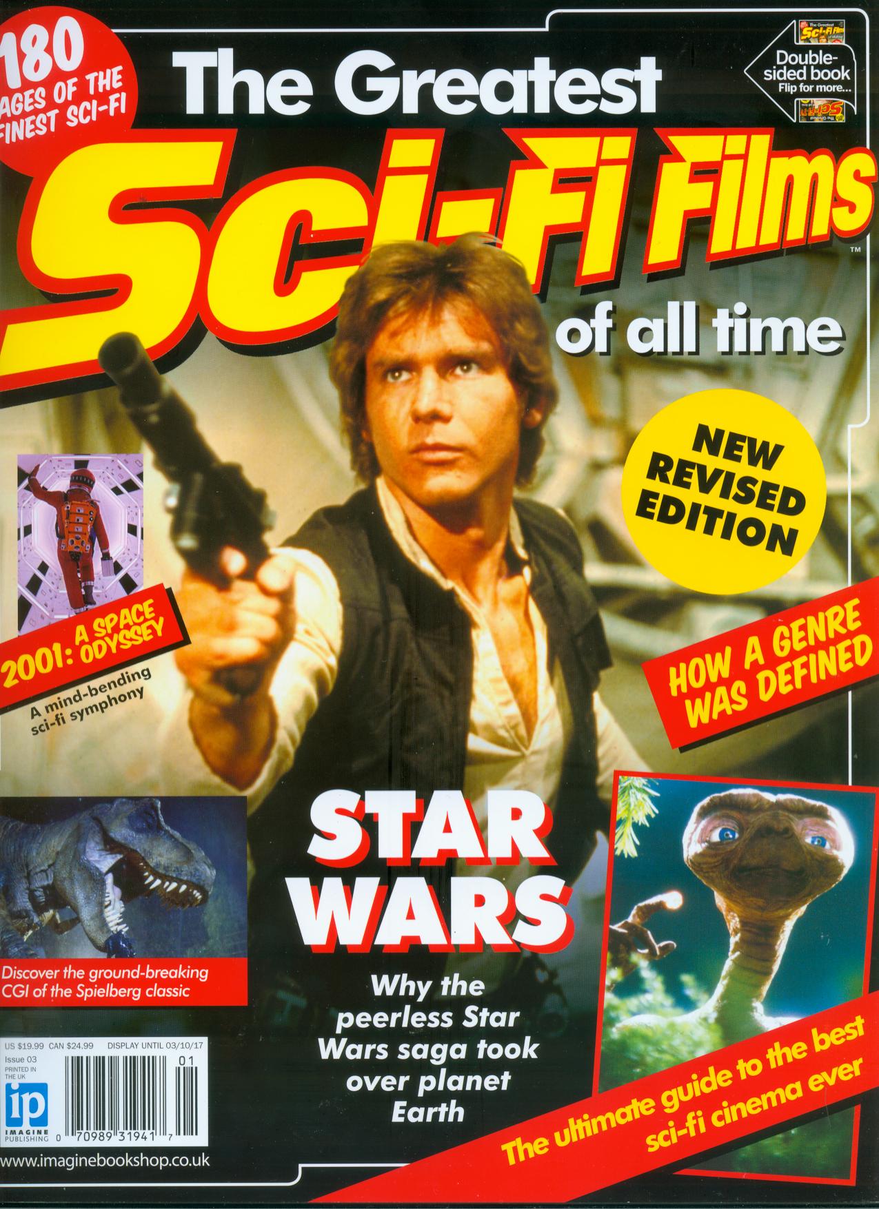 GREATEST SCI-FI FILM OF ALL TIME magazine side cover   2017