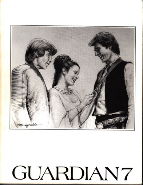 GUARDIAN magazine side cover Issue 7 January 1986