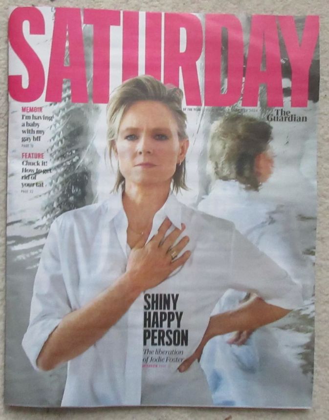 GUARDIAN SATURDAY magazine side cover 6 January 2024