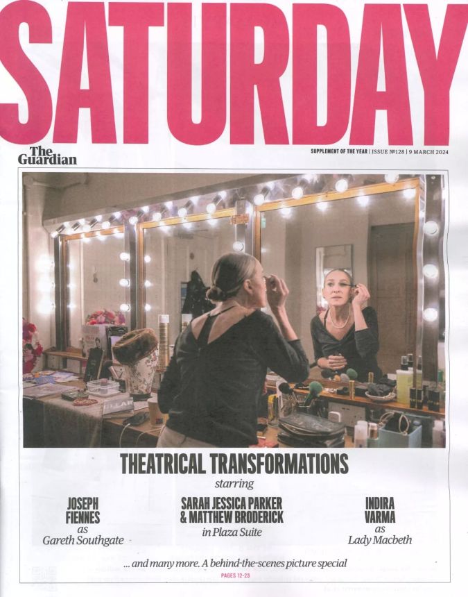 GUARDIAN SATURDAY magazine side cover 9 March 2024