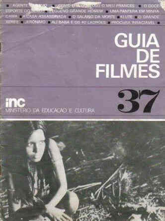 GUIA DE FILMES magazine side cover Issue 37  1971