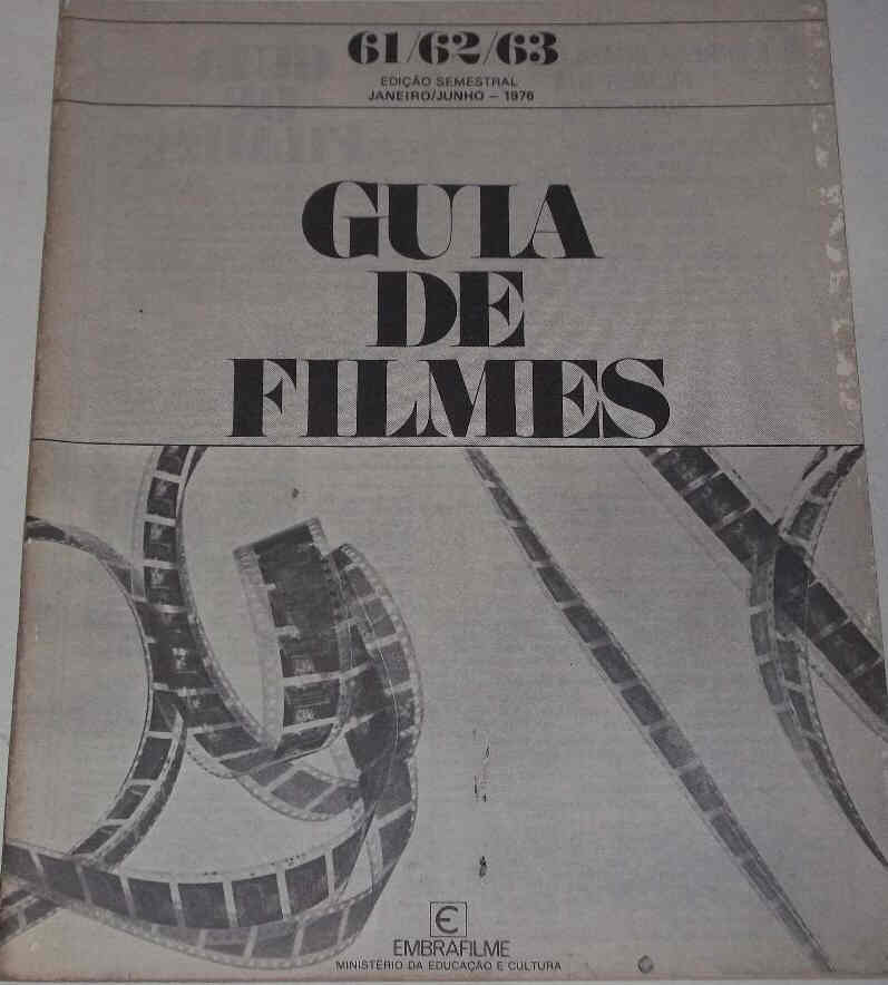 GUIA DE FILMES magazine side cover Issue 61-63 January-June 1976