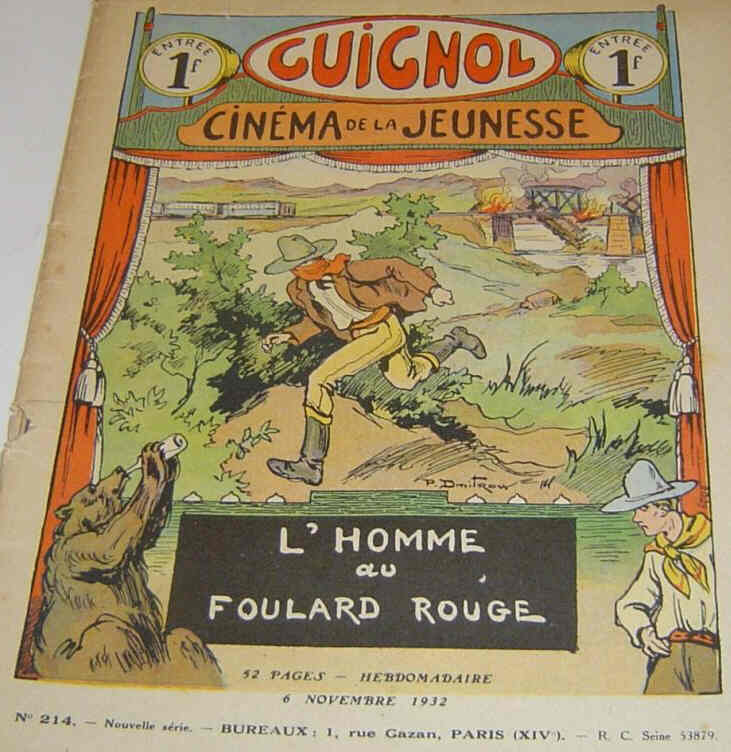 GUIGNOL magazine side cover Issue 214 6 November 1932