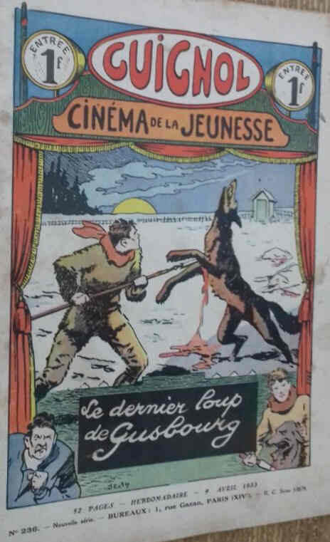 GUIGNOL magazine side cover Issue 236 9 April 1933