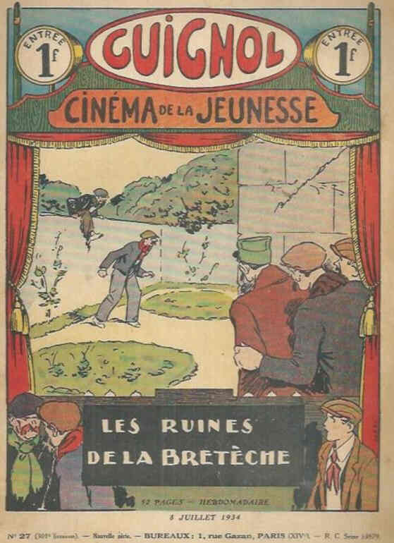 GUIGNOL magazine side cover Issue 27 8 July 1934