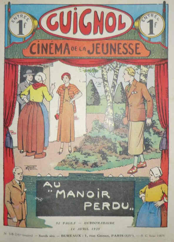 GUIGNOL magazine side cover Issue 15 14 April 1935