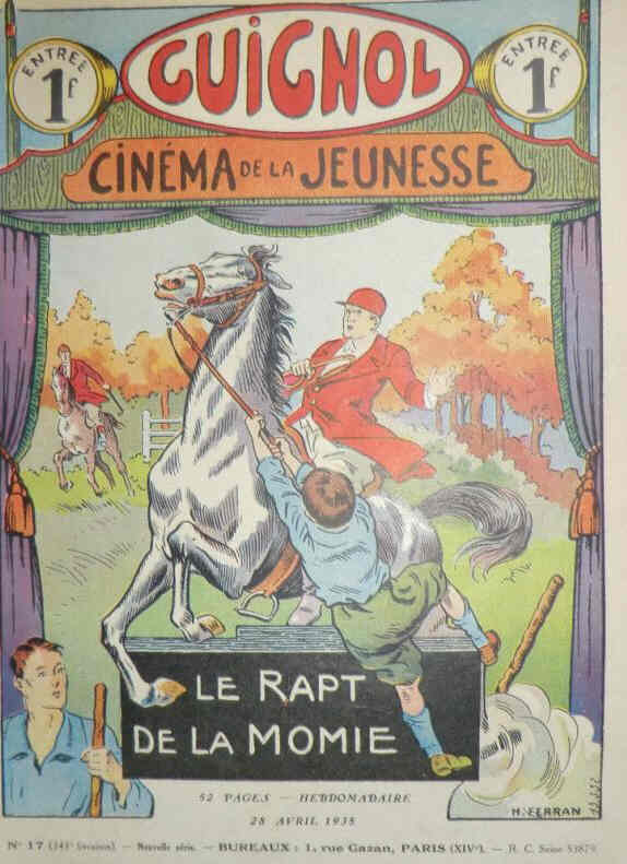 GUIGNOL magazine side cover Issue 17 28 April 1935