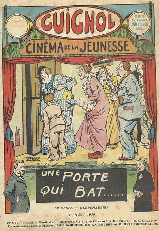 GUIGNOL magazine side cover Issue 9 1 March 1936
