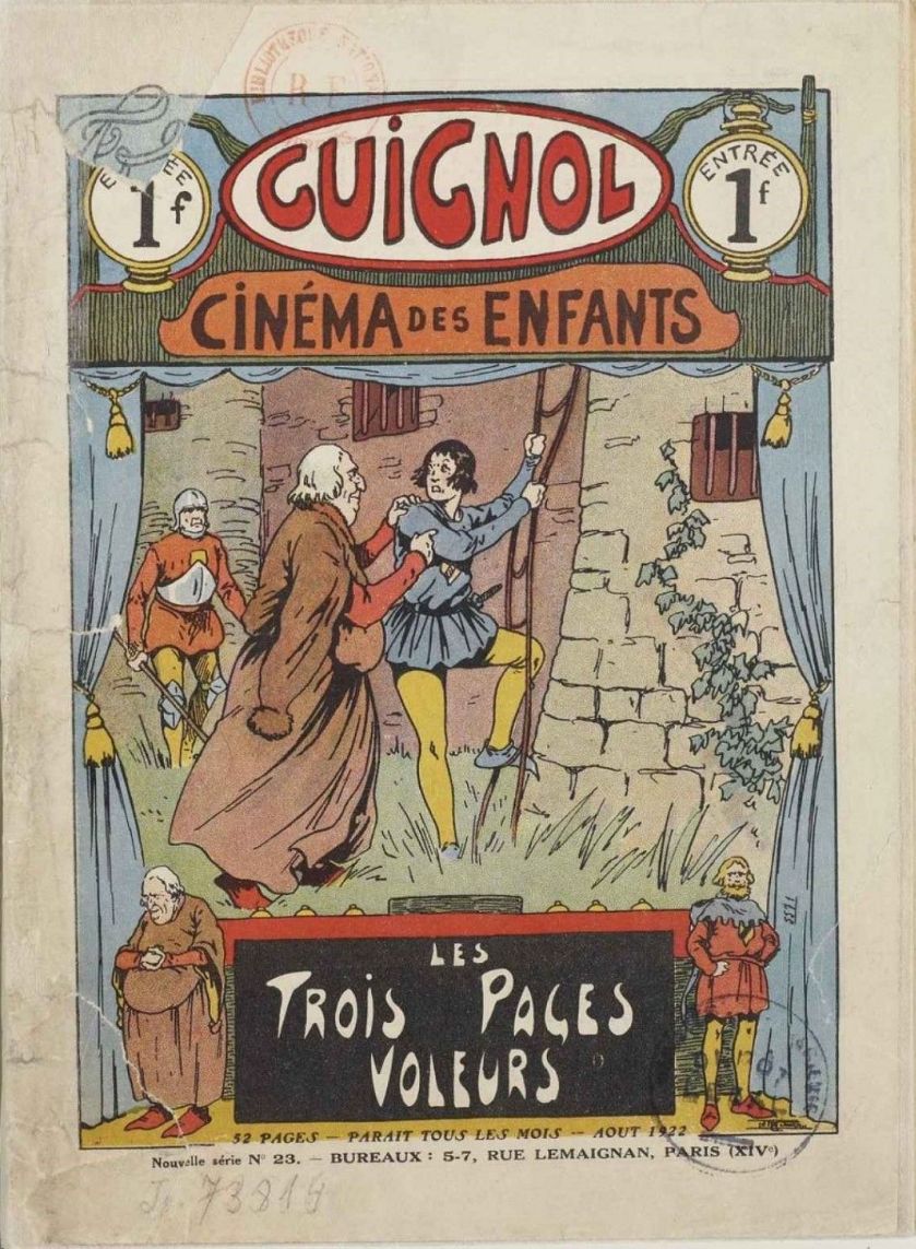 GUIGNOL magazine side cover Issue 23  August 1922