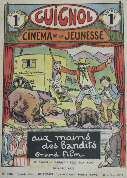 GUIGNOL magazine side cover Issue 143 20 April 1930