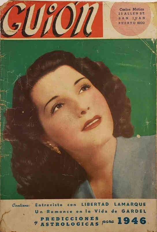GUION magazine side cover Issue 62  January 1946