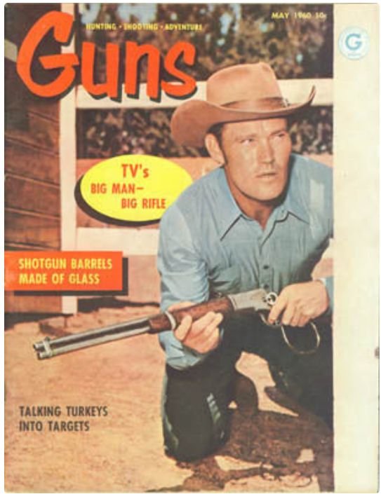 GUNS magazine side cover  May 1960