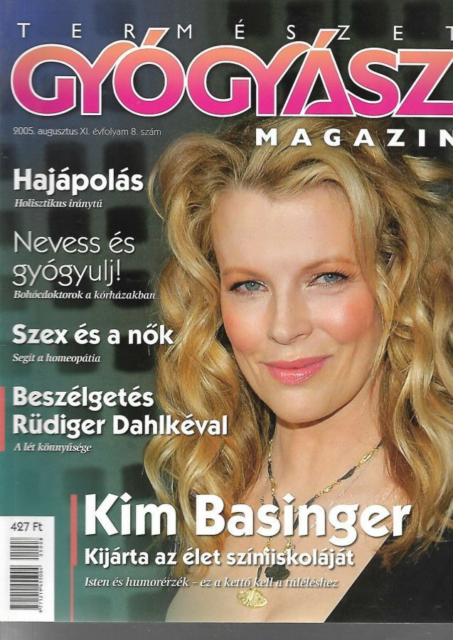 TERMESZET GYOGYASZ magazine side cover  August 2005
