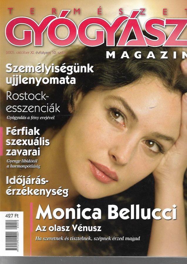 TERMESZET GYOGYASZ magazine side cover  October 2005