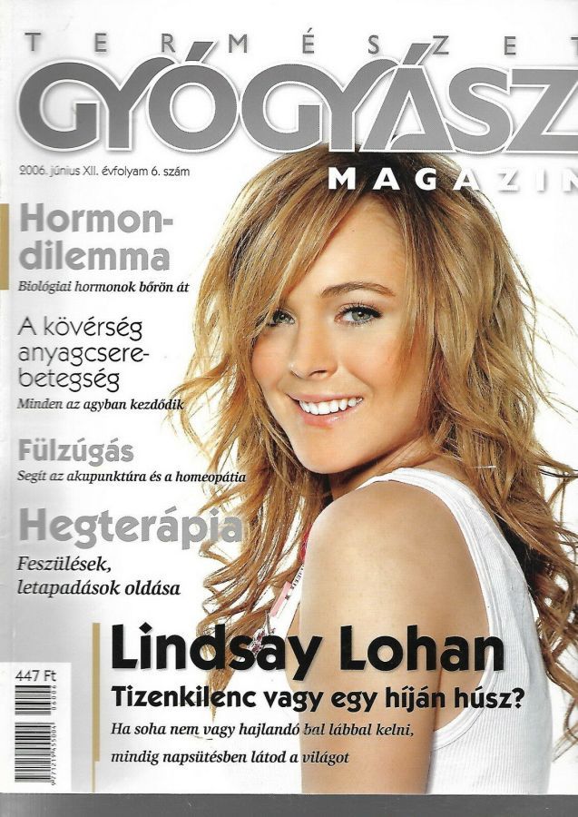 TERMESZET GYOGYASZ magazine side cover  June 2006