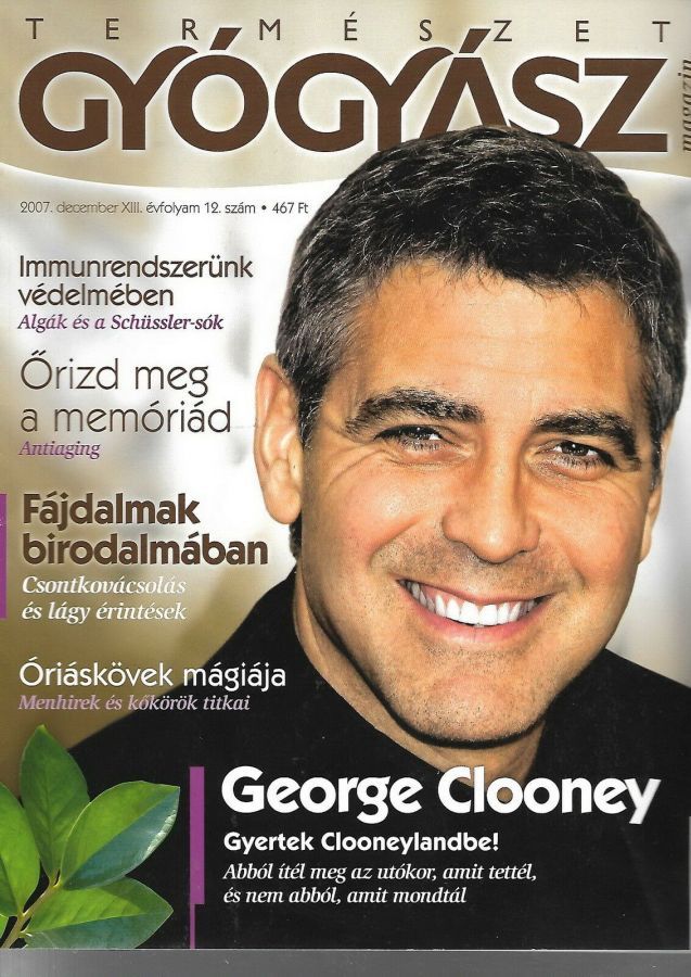 TERMESZET GYOGYASZ magazine side cover  December 2007