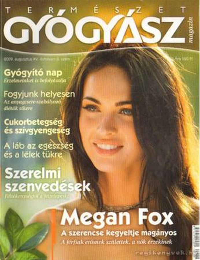 TERMESZET GYOGYASZ magazine side cover  August 2009