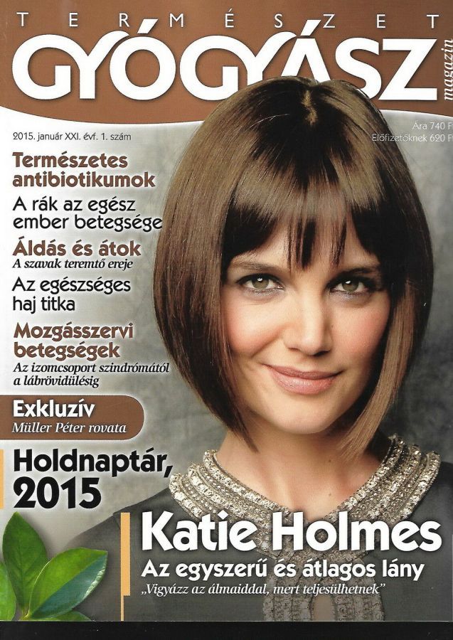 TERMESZET GYOGYASZ magazine side cover  January 2015