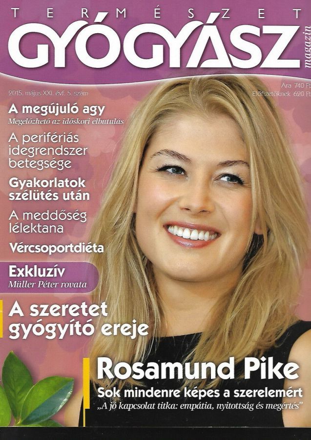 TERMESZET GYOGYASZ magazine side cover  May 2015