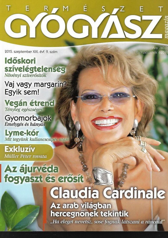 TERMESZET GYOGYASZ magazine side cover  September 2015