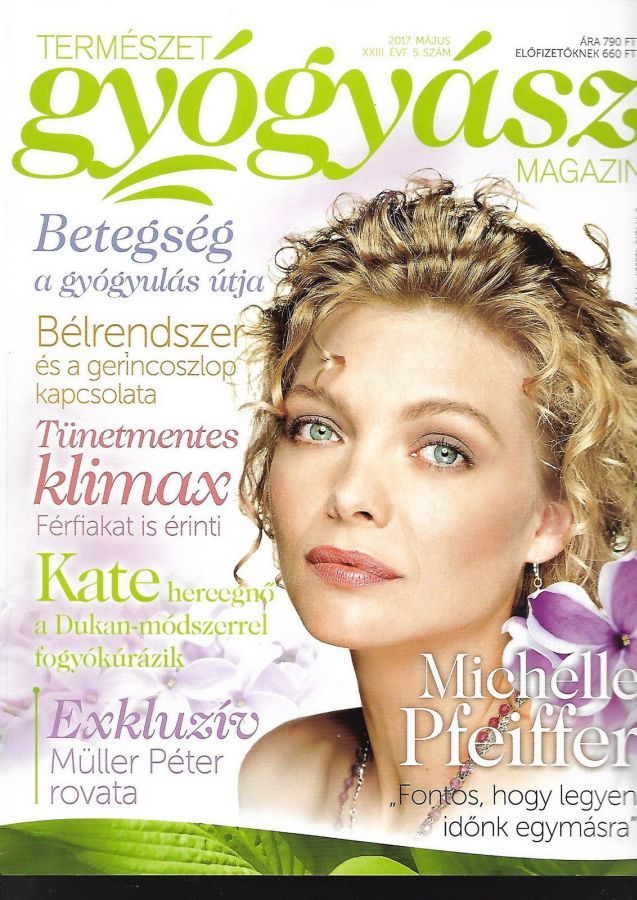 TERMESZET GYOGYASZ magazine side cover  May 2017