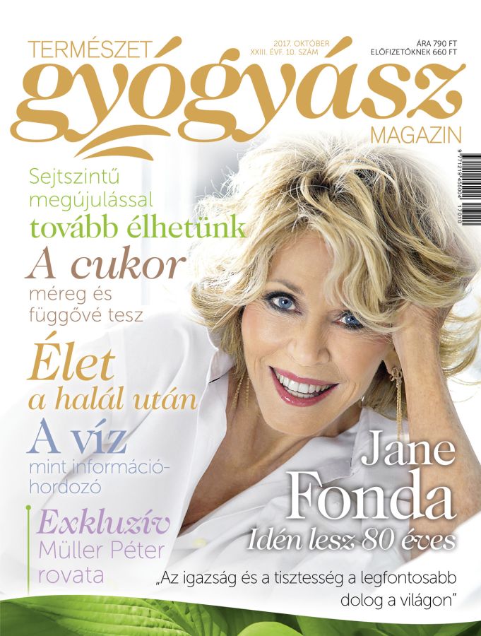 TERMESZET GYOGYASZ magazine side cover  October 2017