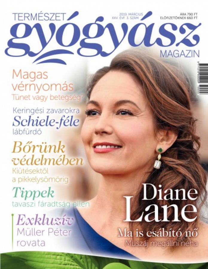 TERMESZET GYOGYASZ magazine side cover  March 2019