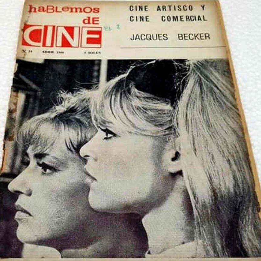 HABLEMOS DE CINE magazine side cover Issue 24  April 1966