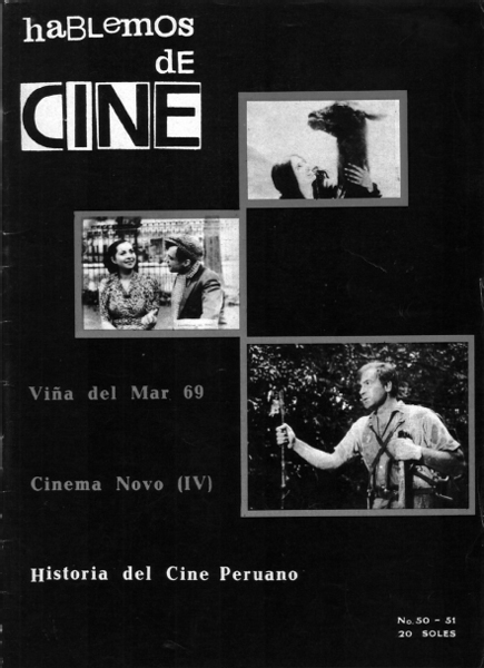 HABLEMOS DE CINE magazine side cover Issue 50/51 November 1969