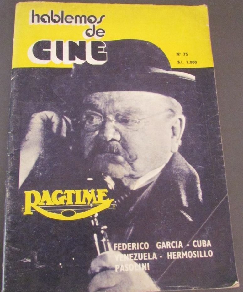 HABLEMOS DE CINE magazine side cover Issue 75 May 1982