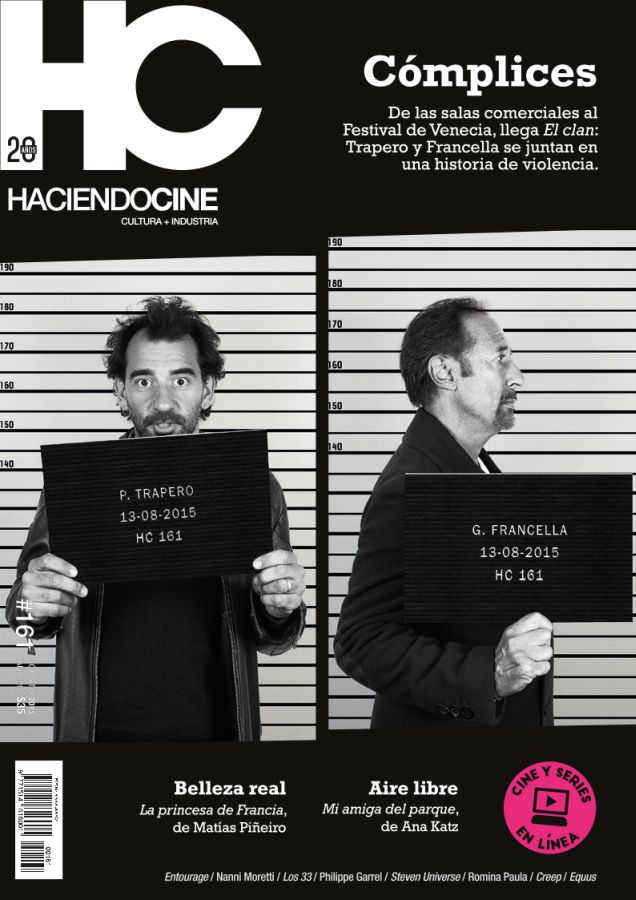 HACIENDO CINE magazine side cover Issue 161 August 2015