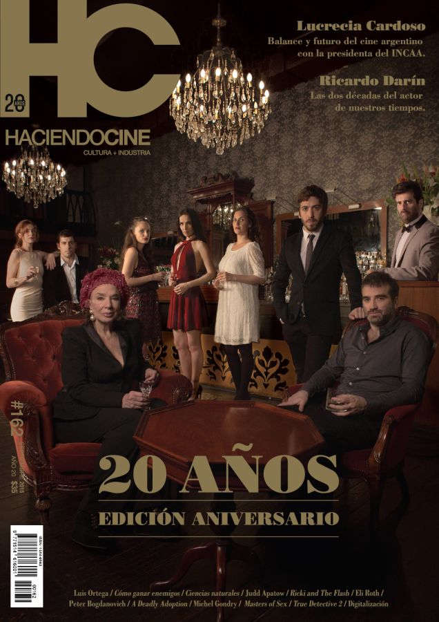 HACIENDO CINE magazine side cover Issue 162 September 2015