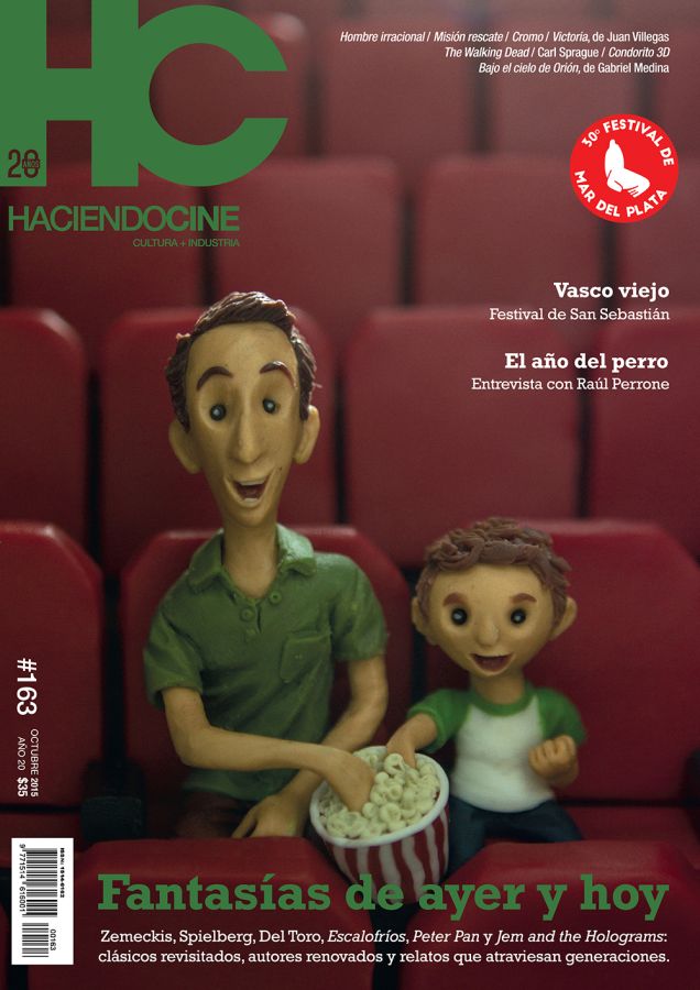 HACIENDO CINE magazine side cover Issue 163 October 2015