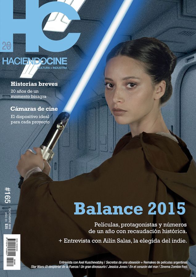 HACIENDO CINE magazine side cover Issue 165 December 2015