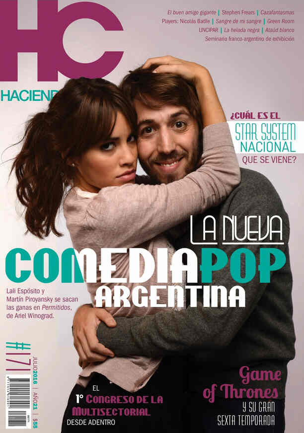 HACIENDO CINE magazine side cover Issue 171 July 2016