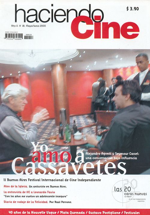 HACIENDO CINE magazine side cover Issue 18 May/June 2000
