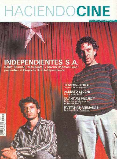 HACIENDO CINE magazine side cover Issue 19 August/September 2000