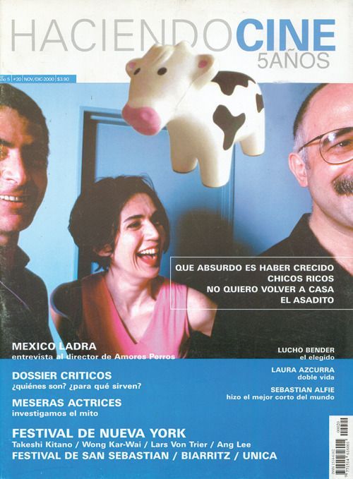 HACIENDO CINE magazine side cover Issue 20 November/December 2000