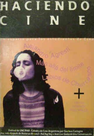HACIENDO CINE magazine side cover Issue 1 September 1995