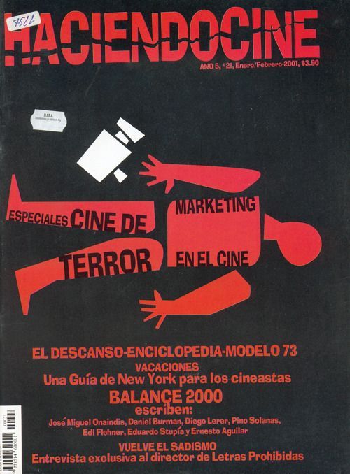 HACIENDO CINE magazine side cover Issue 21 January/February 2001