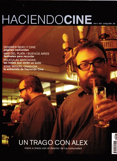 HACIENDO CINE magazine side cover Issue 23 July/August 2001